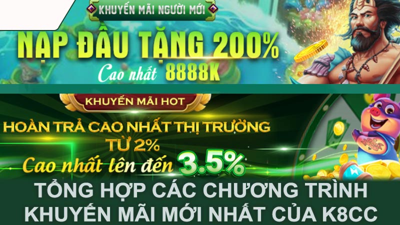 Tổng hợp các chương trình khuyến mãi mới nhất của K8CC